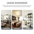 thumbnail image 3 of Minkissy 1Pc Adjustable Metal Sliding Door Floor Guide Plated Silver Finish Barn Door Hardware, 3 of 4