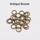 thumbnail image 1 of 200 Unids/bag3 4 5 6 7 8 10 12 14 16 18 20 mm Anillos De Salto Abiertos Plata/Oro/Bronce Split Conectores Para Bricolaje Joyería Búsqueda A Granel, 1 of 4