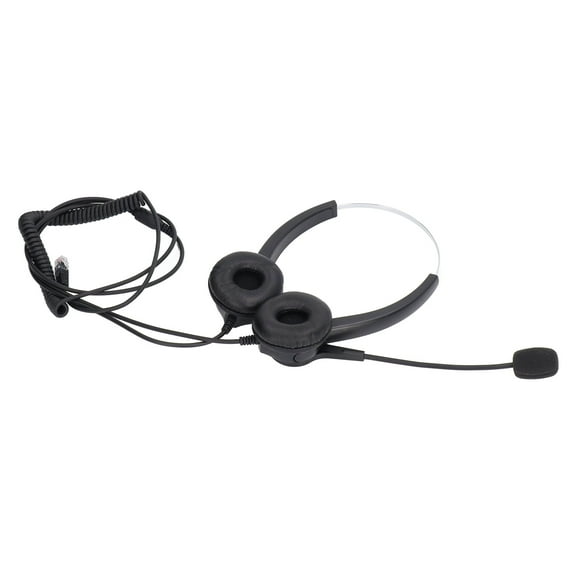 Auriculares Para Centro De Llamadas Comerciales, Con Cable Ajustable, Cancelación De Ruido, Para Servicio Al Cliente, Para Interfaz De Auriculares RJ9