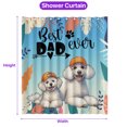 thumbnail image 5 of Best Poodle Dad Ever Happy Father's Day Shower Curtain Poodles Dog Lover Gifts Idea Waterproof Bathroom Bathtub Curtain - 02006, 5 of 5