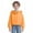 Orange, variant on Stylish Girls Hooded Windbreaker Jacket Outerwear for Children with Zipper Closure and Lightweight Comfort Orange 11-12 Years