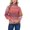 Dark Redwood, variant on John Paul Richard Womens Open Stitch Ombre Turtleneck Sweater