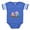 Royal Blue, variant on CafePress - Peppa Pig Family Splash - Cute Infant Baby Football Bodysuit