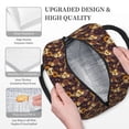 thumbnail image 3 of Salouo Sunflowers with Skull and Hand for Insulated Lunch Bag for Women/Men - Leakproof Cooler Tote Bag Organizer - Reusable Lunch Box for Office Picnic Hiking Beach-One Size, 3 of 6