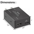 thumbnail image 2 of Elvid 3G‑SDI to HDMI Converter (with SDI Loop Output) – 1080p60, USB‑Powered, Compact Metal Design – Broadcast Video Adapter, 2 of 8