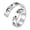 Aries, variant on Unisex's Stainless Steel 12 Constellation Astrology Adjustable Ring Statement Wedding Band Aries