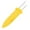 Yellow, variant on 1 Pc Stainless Steel Corn on the Cob holders, BBQ Corn on a Skewer, Corn on the Grill Stainless Steel Corn Cob Holders with Silicone Handle & Convenient Butter Spreading Tool, Yellow