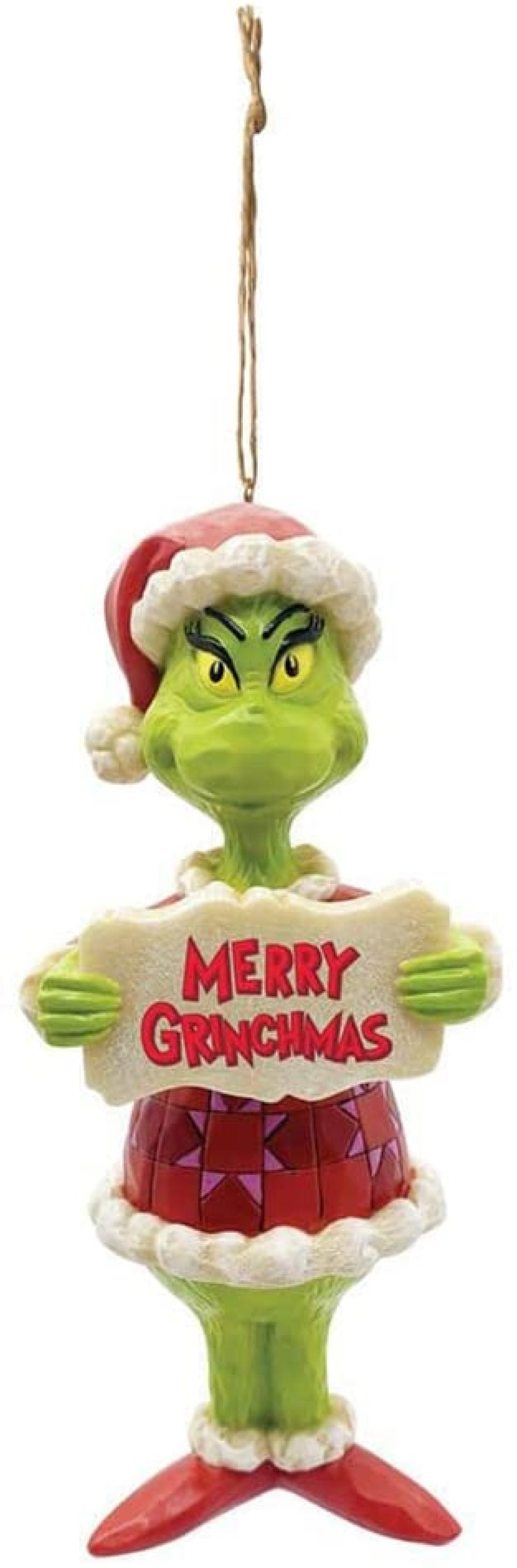 Enesco Dr. Seuss The Grinch Merry Grinchmas PVC Ornament