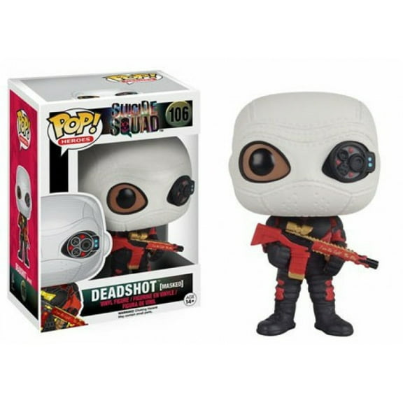 Funko Suicide Squad POP! Movies Deadshot Vinyl Figure #106 [MASKED, Loose]