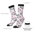 thumbnail image 2 of Yiaed Poodle Dog Print Great elasticity Crew Socks Sports socks for Men and Women, 2 of 5