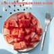 thumbnail image 2 of 2 In 1 Waton Slicer -less Steel Fruit Cutting Fork Melon Slicer Cube Cutting Tool For Kit Gadt (silver), 2 of 5