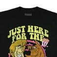 thumbnail image 5 of Scooby-Doo Just Here For Snacks Men's Graphic Short Sleeve Tee, 5 of 5