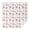 Christmas Santa Face, variant on 70x70 Inch Square Tablecloth, Thick & Durable, Washable, Fits Square or Round Table, Party, Wedding, Buffet,Christmas Santa Candy Cane Holly Star White Pattern