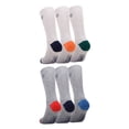 thumbnail image 5 of Chaps Half Cushion Crew 6-Pack Men's, Sock Size 10-13, 5 of 5