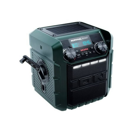 ION Audio - Survival Scout Portable Bluetooth Speaker - GREEN