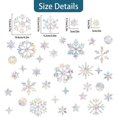 thumbnail image 2 of Pegatinas para ventana con copos de nieve, pegatinas para ventana con estrellas brillantes, pegatinas para ventana con puntos brillantes, pegatinas para piso, pegatinas autoadhesivas, calcomanías, 2 of 8