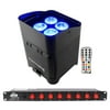 Chauvet DJ Freedom Par Quad-4 IP Wireless Indoor/Outdoor Wash Light+Power Strip
