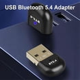 thumbnail image 5 of USB Bluetooth 5.4 Adapter for PC Wireless Mouse Keyboard Speaker Music Audio Receiver Transmitter Bluetooth Adapter, 5 of 5