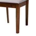 thumbnail image 6 of Baxton Studio Olympia Grey Fabric and Walnut Brown Wood 5-Piece Dining Set, 6 of 10