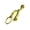 Gold, variant on Unique Equestrian Spur Pattern Keychain Alloy Texture Unique Key Holder