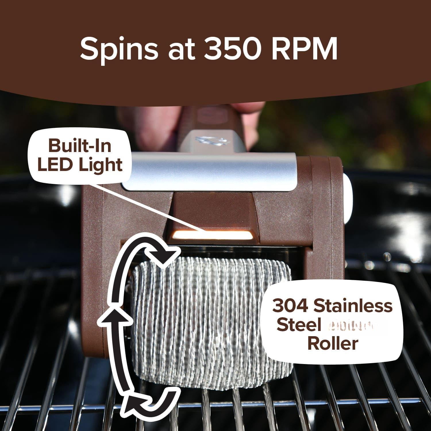 Cleaning Brushes Regular Battery Life Cordless Rechargeable BBQ Tool