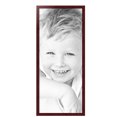 thumbnail image 2 of ArtToFrames 18" x 43" Flat Mahogany Veneer Picture Frame, 18x43 inch Brown Wood Poster Frame (WOM-5221), Pack, 2 of 7