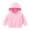 D176-Pink, variant on RMGVDSD Baby Boy Girl's Hoodies Toddler Boys Girls Pullover Sweatshirt Solid Color Children Long Sleeve Hooded Top Babies Tops 18-24 Months