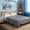 Grey, variant on Cooling Comforter with Tencel(TM) Fill for Hot Sleepers & Night Sweats - Lightweight, Breathable, Double-Sided Cold Blanket Season Thin Bedding (Blue, Full 90"x 90")