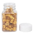 thumbnail image 3 of Hair Dreadlocks Beads, Multi Purpose Hair Braiding Tubes Resist Oxidation  For Dance Parties For Parties For Fashion Shows Gold,Silver, 3 of 8