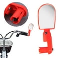 thumbnail image 3 of Milisten Miroir de Guidon de Vélo 360° Super Clair Résistant aux Chocs Léger Grand Angle Entièrement Réglable (Rouge), 3 of 5