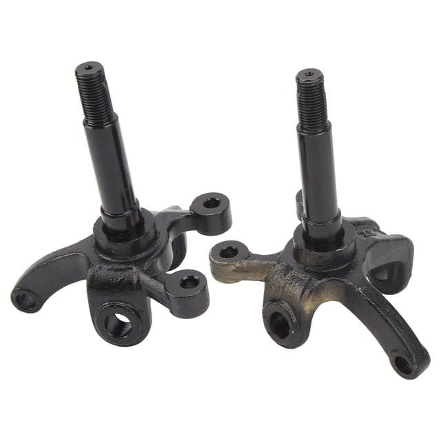 Ouitble 1 Par De Husillo De Nudillo De Dirección, Nudillo De Dirección De Rueda Izquierda Y Derecha, Accesorio para Quad Bike De 200cc, ATV, Quad Bike, Color Negro