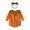 Orange, variant on Coerni Baby 𝐇alloween Outfit Boy Girl Pumpkin Sweatshirt Romper Sweater Shirt 1st Birthday Bodysuit with Headband