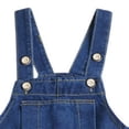 thumbnail image 6 of XXWXYD Girls Denim Overalls, Kids Baggy Wide Leg Suspender Jumpsuit with Adjustable Straps and Pockets for Casual Fall School Play Daily Outfit Wear, 6 of 7