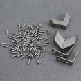 thumbnail image 1 of unbranded Soporte Fijo De 90 En Acero Inoxidable Plata Para Estantes Y Muebles, 1 of 6