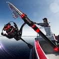 thumbnail image 2 of CAROOTU Fishing Rod Carbon Fiber Reel Combo Pole and Telescopic Fishing For, 2 of 6