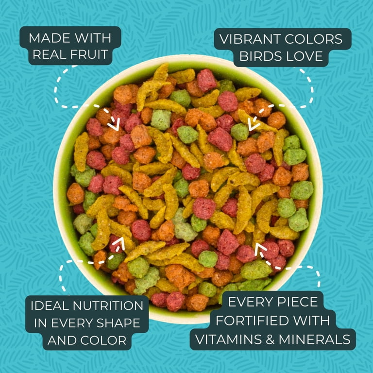 Zupreem Fruitblend Cockatiel & Conure Pellet Food, 2 Lb photo 5
