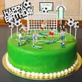 thumbnail image 4 of Decoración para tartas Tallew Soccer, feliz cumpleaños, 24 unidades, 4 of 7