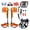 Climbing Spikes-Orang-6, variant on Tree Climbing Gear,Tree Climbing Spikes, Tree Climbing Gear with Adjustable Climbing Straps and Steel Core Flip Line, Rock Climbing Kit with Triple Lock Lanyard Adjuster