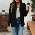 thumbnail image 2 of YUGYXL Bomber Jacket Women Textured Lightweight Zip Up Jackets Casual Stand Collar Zipper Coat Fall Fashion Outerwear Top Black M, 2 of 8