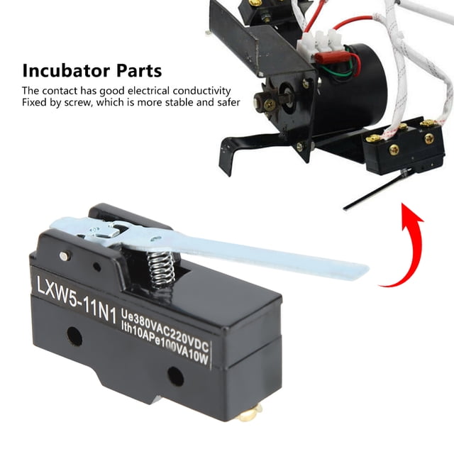 Accesorios de Incubadores, Interruptor de Límite de Incubadora 2 PCS, Accesorios Agrícolas Accesorios de Reemplazo de Equipos de Eclosio para para el de Huevos