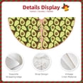 thumbnail image 3 of Fotbe Avocado Pattern Christmas Tree Skirt, Tree Skirts Plush Christmas Decorations, Christmas Tree Skirts Xmas Decorations Holiday Party Decor-48", 3 of 6