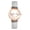 Silver, variant on Women's Stretch Strap Watch: Sparkly Butterfly Arabic Numeral Dial Elastic Band Watch - Casual