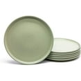 thumbnail image 1 of Kook Ceramic 11" Dinner Plates, Set of 6, Sage Green, 1 of 5