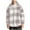 White, variant on RongHuan Big and Tall Flannel Shirt for Men Full Zip Plaid Hooded Jackets Fall Winter Fleece Coat Causal Long Sleeve Fuzzy Outwear
