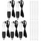 thumbnail image 1 of Uxcell 5Pcs Big Fat Pens, Clear Weighted Pens(10 Black Refills), 1 of 5