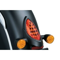 Kuryakyn Taillight Top Trim for Indian, Satin Black