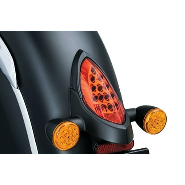 Kuryakyn Taillight Top Trim for Indian, Satin Black