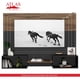 thumbnail image 1 of Mueble TV Duo 80", Atlas del Descanso Color Nogal con Negro, 1 of 8