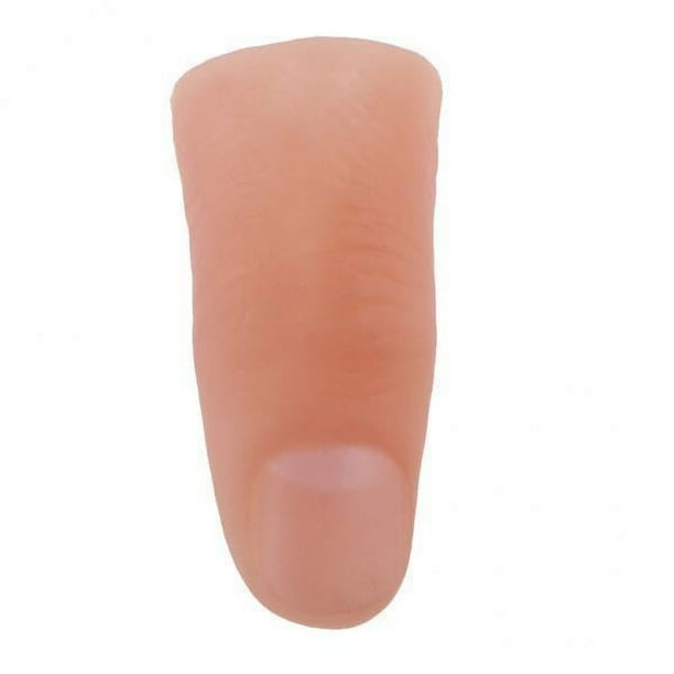 4xMagic Thumb Tip Trick Rubber Close Up Vanish Apareciendo Dedo Suave Peque?o