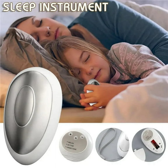 Hand Held Sleep Aid Instrument Microcurrent Hypnosis Instrument Massager and Relax Tool Stress Pressure Relief Help B